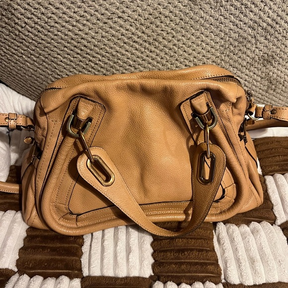Chloe Handbags - Chloe Medium Paraty Handbag in Tan